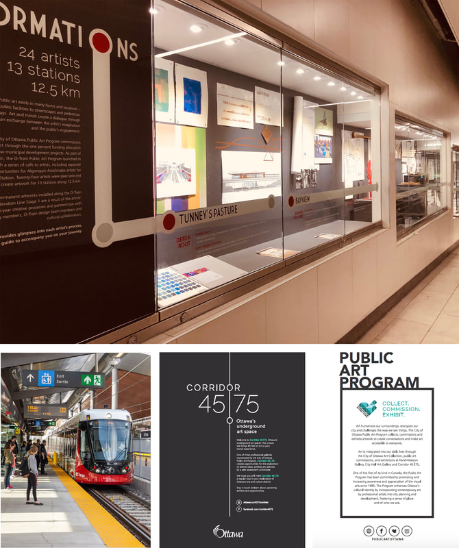 City of Ottawa Corridor 45 | 75 Inaugural Exhibit and Gallery Naming + Branding